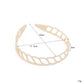 Gifty - Minimal Hollow Lattice Acetate Fiber Headband