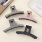Beau - Pleated Geometric Fabric Claw Hair Clip