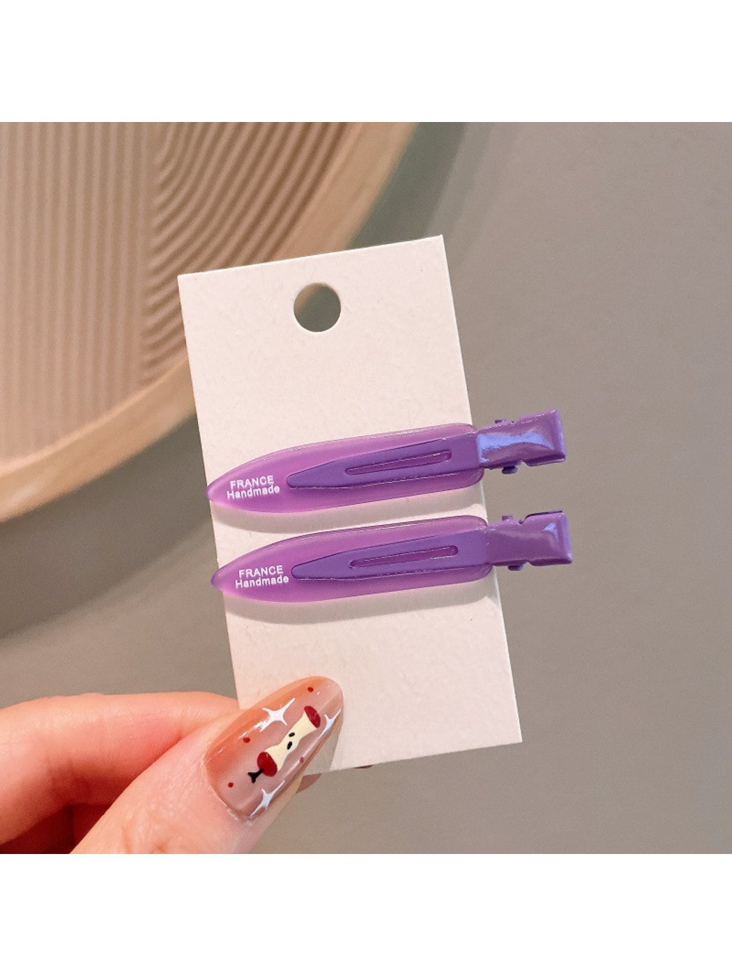Beau - Minimalist Geometric Side Bangs Hair Clip
