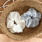 Gifty - Simple Floral Print Polyester Hair Scrunchie
