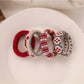 Gifty - Vintage Check Hair Tie (4 Pcs)