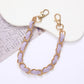 Keypus - Solid Color Faux Leather Chain Bag Charm