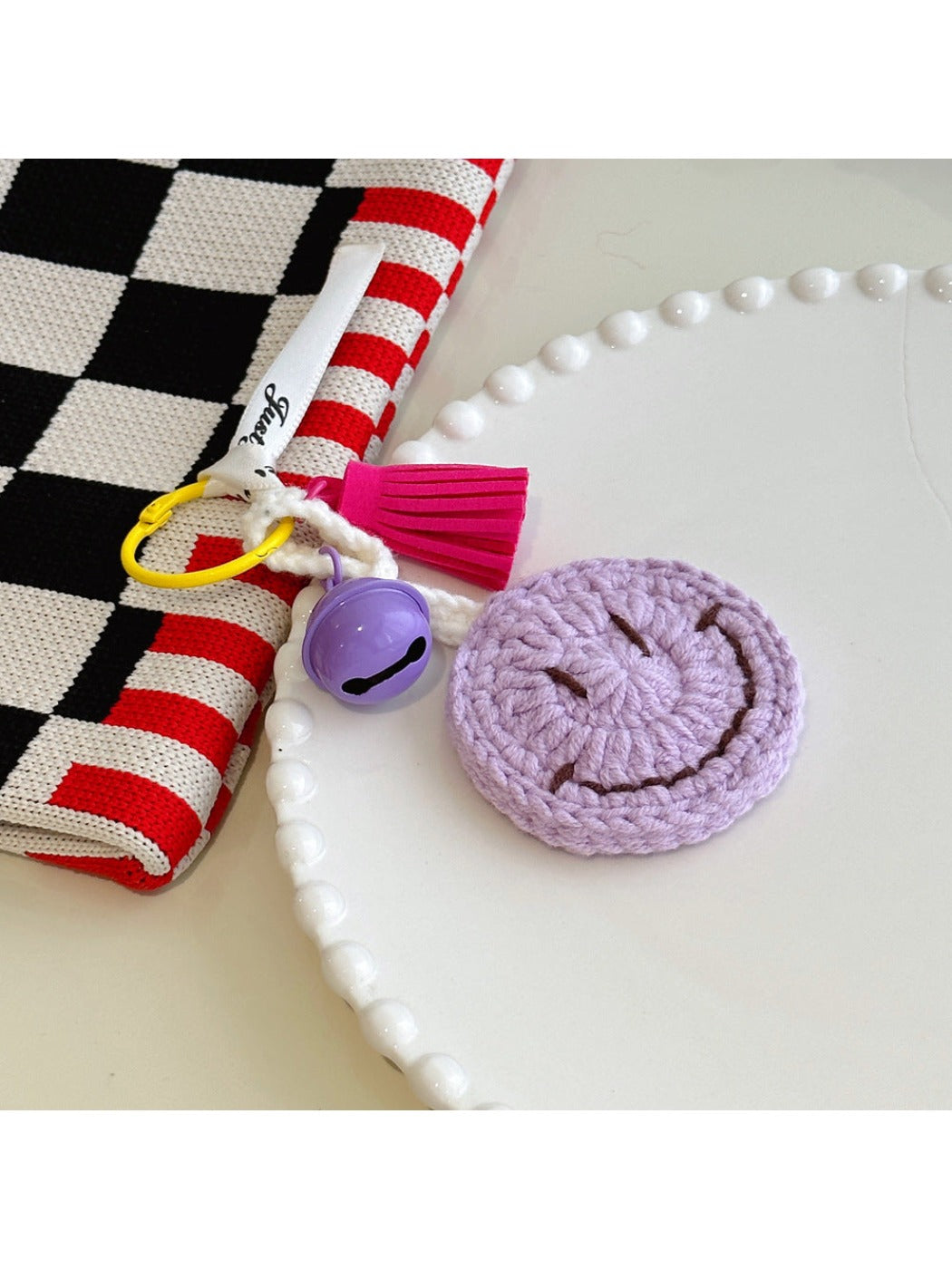 Keypus - Smile Face Pattern Keychain