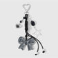 Keypus - Y2K Acrylic Bow Heart Star Dangle Keychain