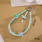 Keypus - Sweet Acrylic Bead Alloy Pendant Phone Charm