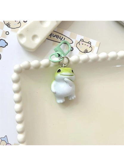 Keypus - Cute Cartoon Frog Bag Charm Alloy Keychain