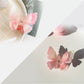 Beau double layer butterfly claw clip angled to show thickness and layers