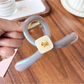 Beau - Geometric Ring Fine Glitter Gradient Claw Clip