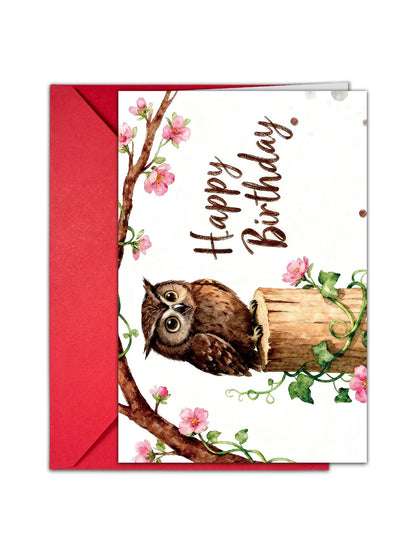 Carduria - Ink Style Animal Birthday Card