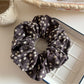 Gifty - Retro Floral Polka Dot Scrunchie
