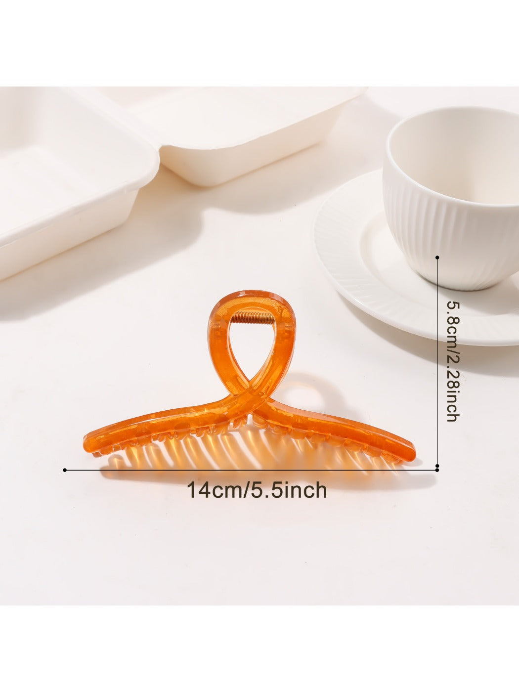 Beau - Clear Large Claw Clip