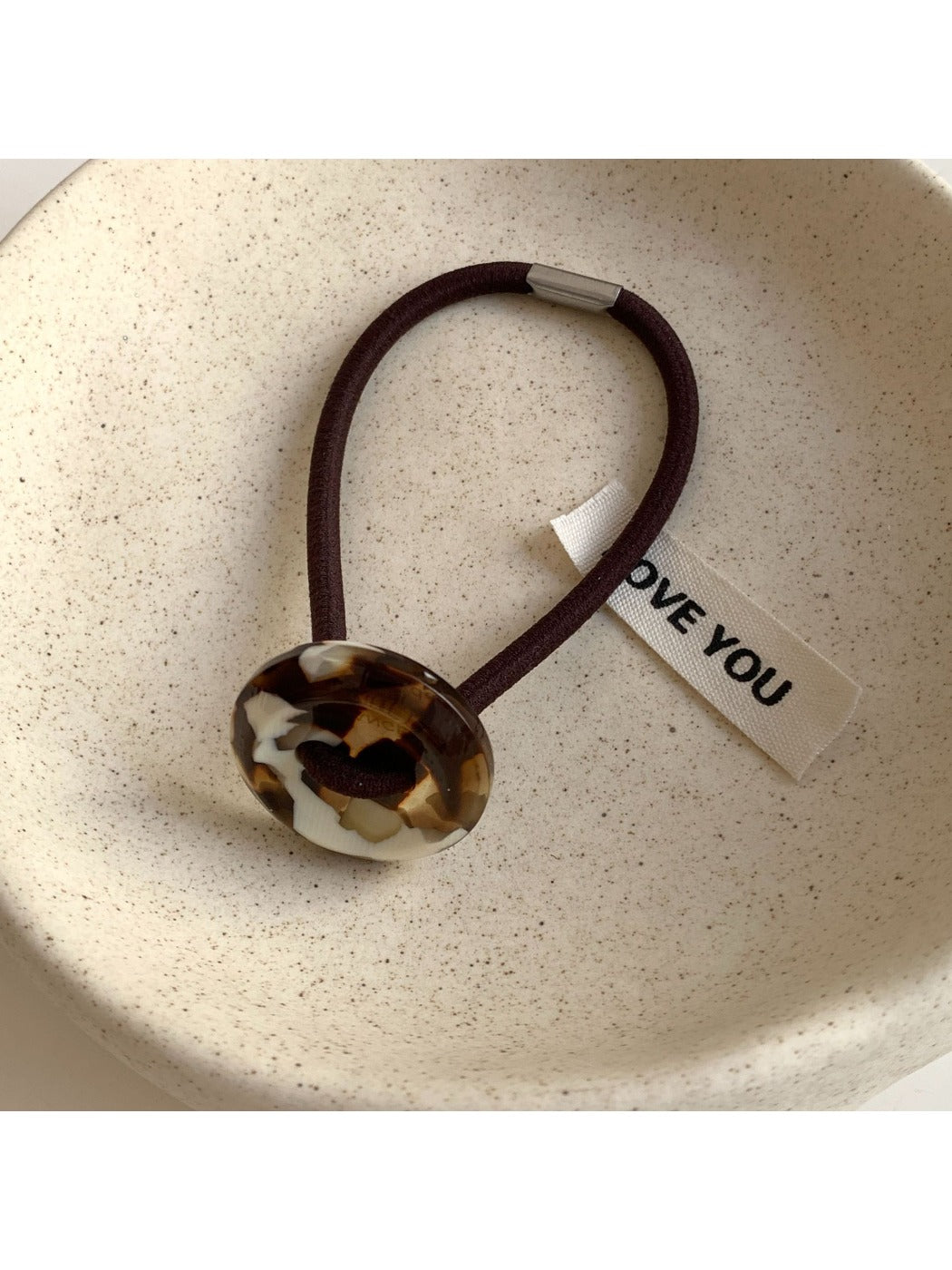 Gifty - Gradient Button-Shaped Hair Tie