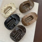 Beau - Oval Openwork Hair Claw Clip