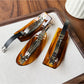 Beau - Acetate Gradient Brown Hair Clip