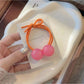 Gifty - Glossy Double Ball Elastic Ponytail Holder Hair Tie