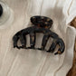 Beau - Irregular Acetate Fiber Alloy Claw Clip