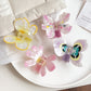 Beau - Sweet Floral Butterfly PVC Claw Hair Clip