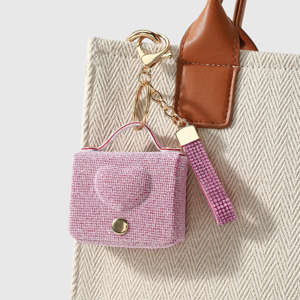 Keypus - Sparkly Heart Mini Bag Design Keychain