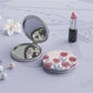 Mirroray Tulip Patterned Round Face Mirror product shape