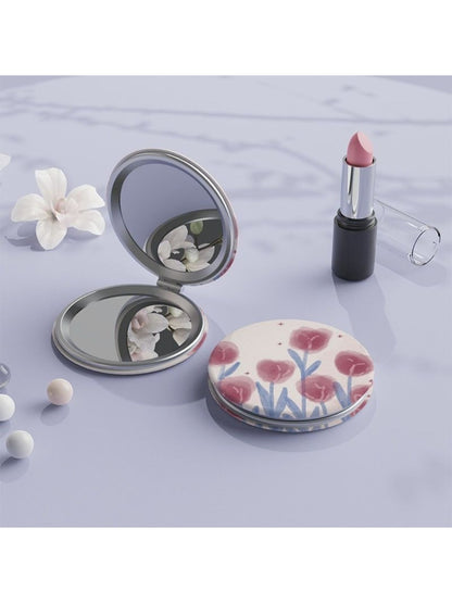 Mirroray - Tulip Patterned Round Mirror