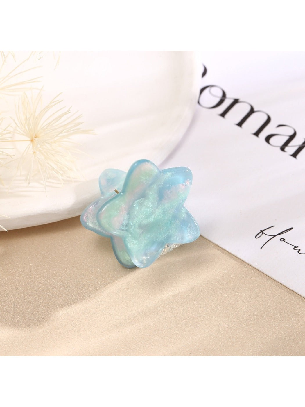 Beau - Macaron Square Star Hair Clip