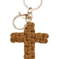 Keypus - Boho Braided Cross Bag Charm Keychain
