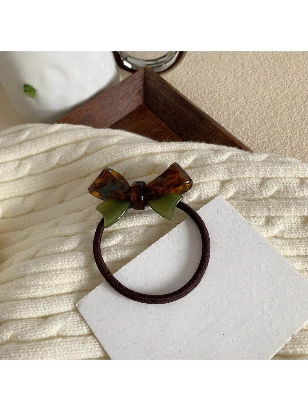 Gifty - Two-Tone Bow Hair Tie