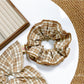 Gifty - Khaki Plaid Hair Ring