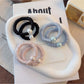 Gifty - Ruched Faux Bead Decorative Hair Tie