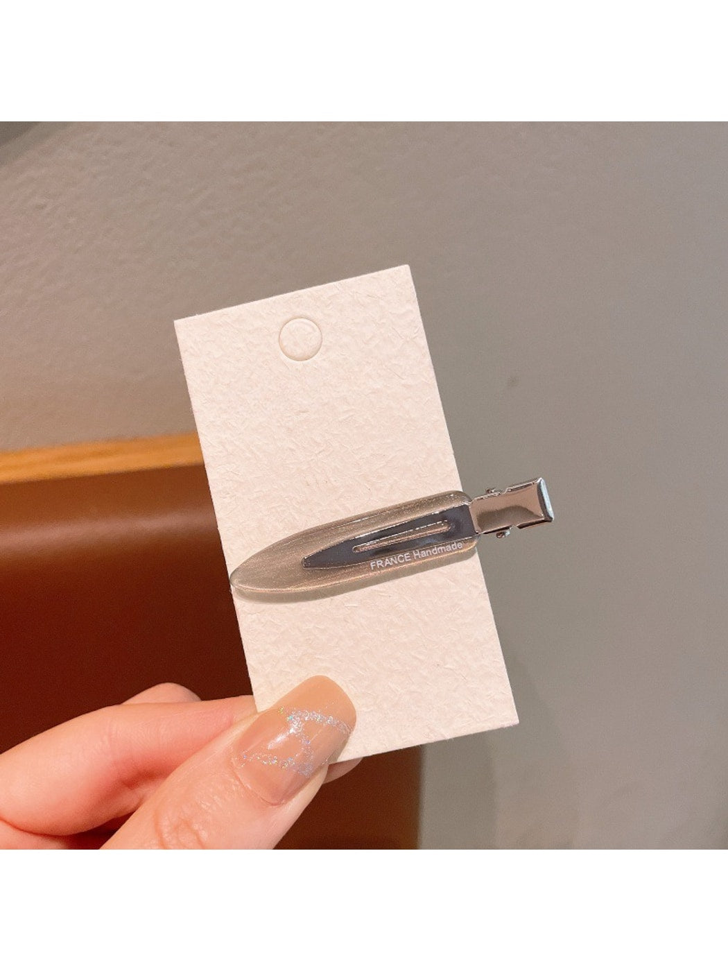 Beau - Minimalist Acetate Water-Drop Hair Clip