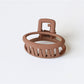 Beau - Minimalist Oval Shaped Openwork Claw Clip