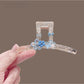 Beau - Flower Decor Transparent PVC Claw Clip