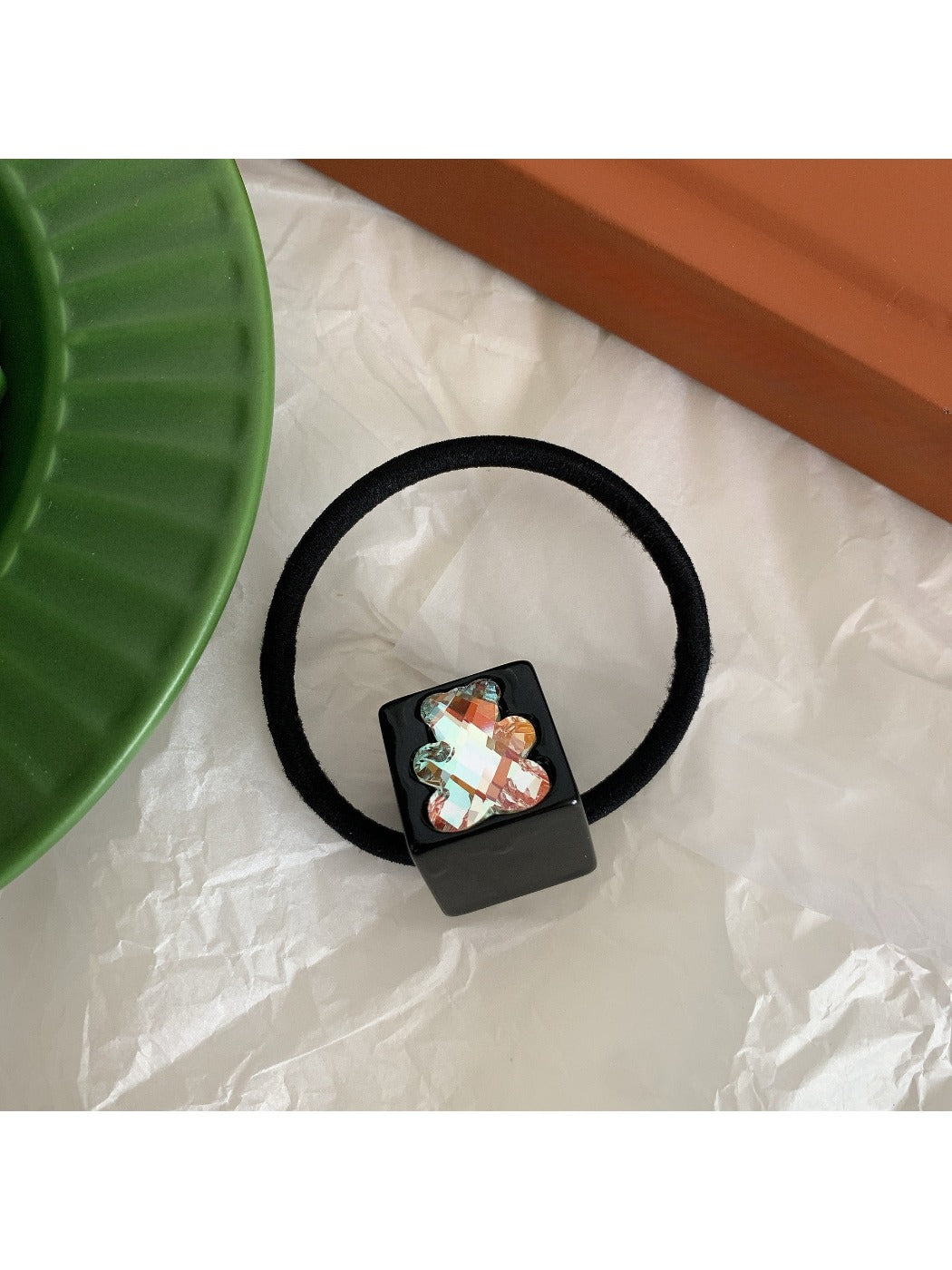 Gifty - Acetate Cube Bear Hair Tie