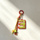 Keypus - Acrylic Alphabet Phone Charm Bag Chain Keychain