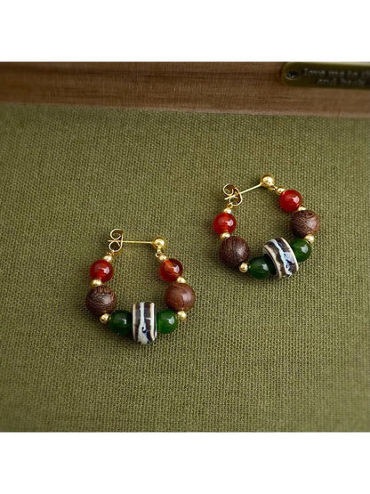 Earedge - Elegant Vintage Beaded Earrings