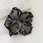Gifty - Leopard Print Crinkle Ruffled Hair Tie