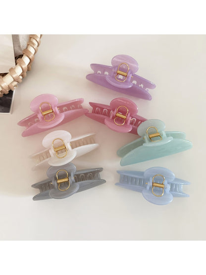 Beau - Fan Shaped Acrylic Alloy Hair Claw Clip