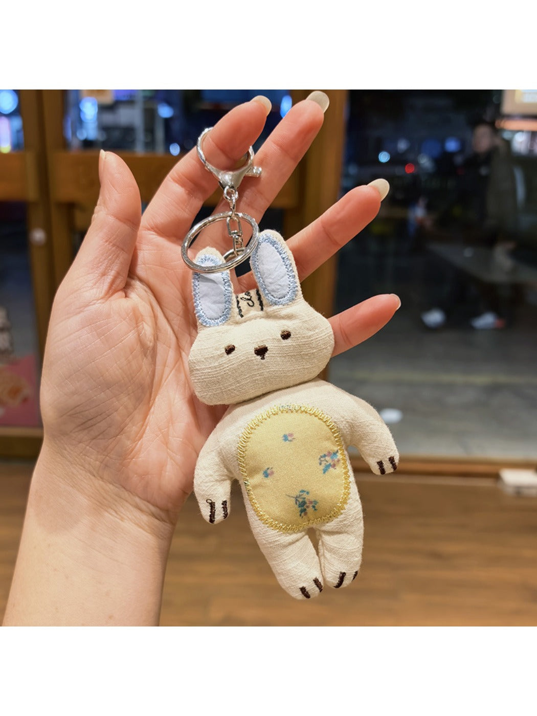 Keypus keychain charms arranged together showing their size and color contrast