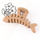 Beau - Animal Motif Plastic Fish Bone Claw Clip