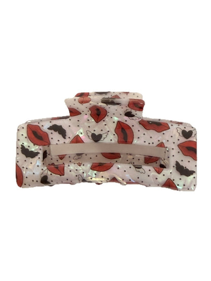 Beau - Valentine's Day Red Hair Clip