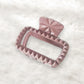 Beau - Retro Openwork Square Plastic Hair Claw Clip