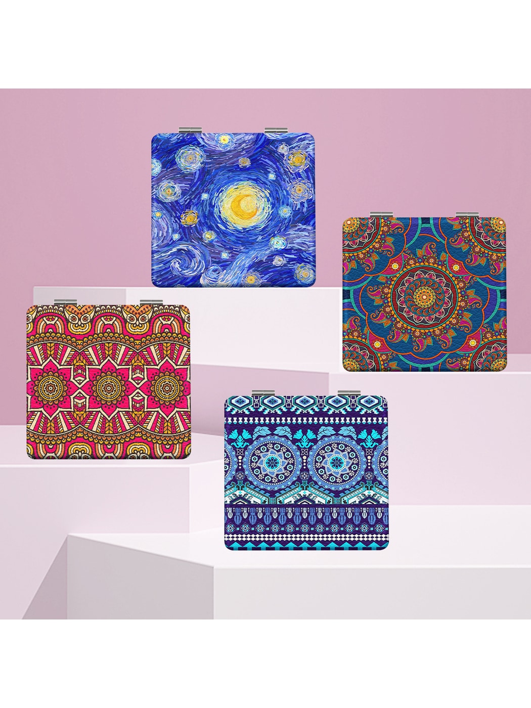 Mirroray - Decorative Pattern Folding Compact Mirror