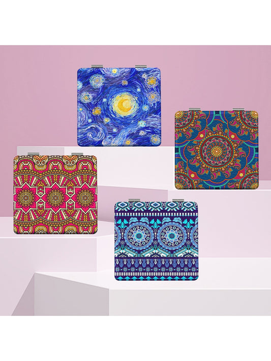 Mirroray - Decorative Pattern Folding Compact Mirror