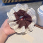 Gifty - Lace Trimmed Ruffle Scrunchie