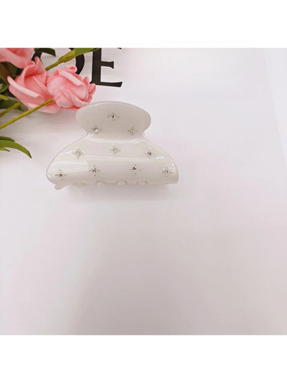 Beau - Starry Rhinestone-Embellished Elegant Hair Clip