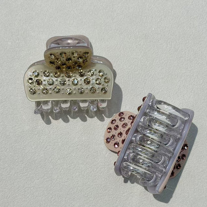 Beau - Shiny Rhinestone Tiny Hair Claw Clip