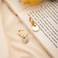 Earedge - Minimalist Round Drop Earrings