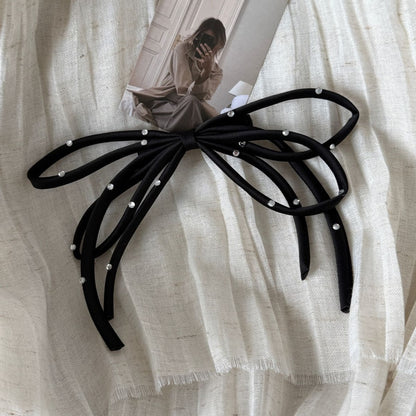 Beau - Sweet Style Rhinestone Bow Hair Clip
