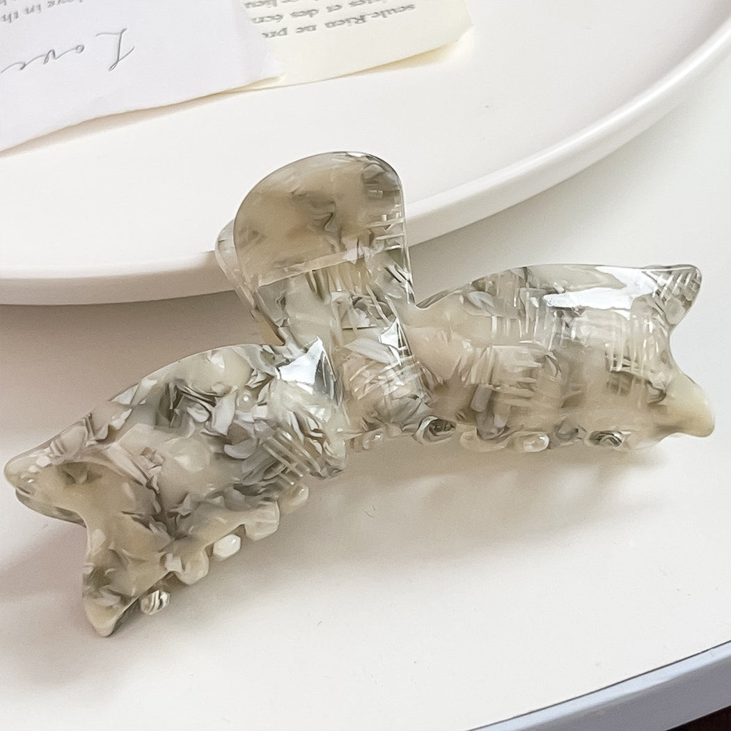 Beau - Elegant Bow Shape Acetate Hair Claw Clip