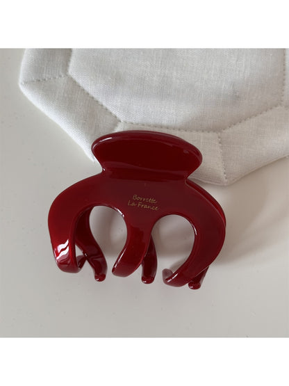 Beau - Irregular Acetate Alloy Hair Claw Clip